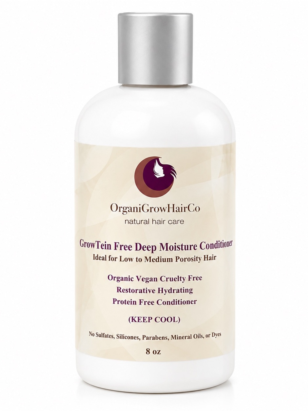 ORGANIGROWHAIRCO GROWTEIN FREE DEEP MOISTURE CONDISH 8OZ - BRAND NEW